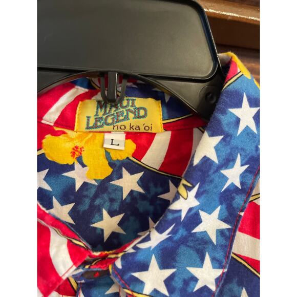 Maui Legend button down shirt size large - Picture 2 of 4